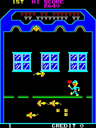 Cheeky Mouse Arcade Screenshot: Some mice snuck past me!