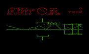 Battlezone for Commodore VIC-20 - Obstacles often get in your way.