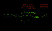 Battlezone for Commodore VIC-20 - Enemy tank destroyed...
