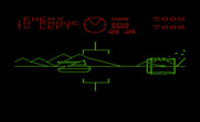 Battlezone for Commodore VIC-20 - Chasing an enemy tank...