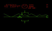 Battlezone for Commodore VIC-20 - Game start.