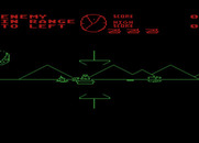 Battlezone for Atari 8-bit - Game start.
