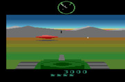 Battlezone for Atari 2600 - Here's one of those difficult to hit saucers...