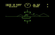 Battlezone for Commodore 64 - Tank in sight!