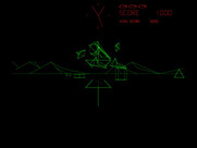 Battlezone for Arcade - One enemy tank destroyed...