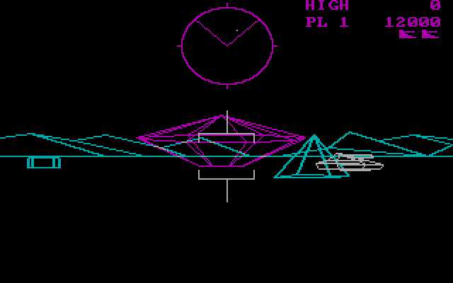 Battlezone IBM PC/Compatibles Screenshot: Enemy in close range.