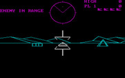 Battlezone for IBM PC/Compatibles - Starting a new game; enemy in sight!