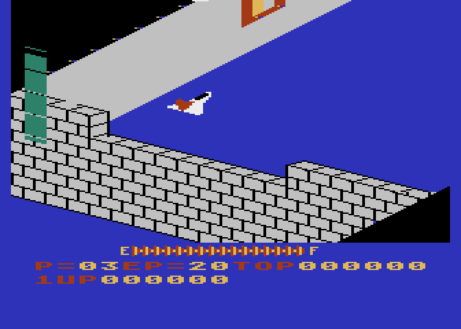 Zaxxon Atari 5200 Screenshot: Game start.