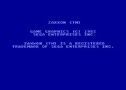 Zaxxon for Atari 5200 - Title screen 1.