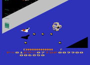 Zaxxon for Atari 5200 - A large robot guards the end of this level...