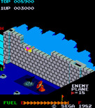 Zaxxon for Arcade - End of the first part of level 1...