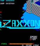 Zaxxon for Arcade - Title screen.