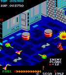 Zaxxon for Arcade - Fuel depot destroyed...