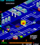 Zaxxon for Arcade - Blasting opponents...
