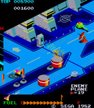 Zaxxon for Arcade - Avoid the rockets that are launched...