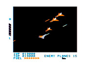 Zaxxon for TRS-80 Color Computer - Here come more enemy planes...