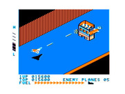 Zaxxon for TRS-80 Color Computer - A large, end of level robot!