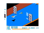 Zaxxon for TRS-80 Color Computer - Don't crash into the force fields!