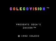 Zaxxon for ColecoVision - Title screen.