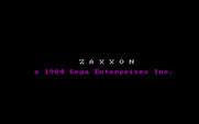 Zaxxon for IBM PC/Compatibles - Title screen.