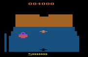 Zaxxon for Atari 2600 - The end of the first stage...