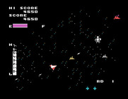 Zaxxon for Sega SG-1000 - Firing at targets...