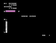 Zaxxon for Sega SG-1000 - Game over.