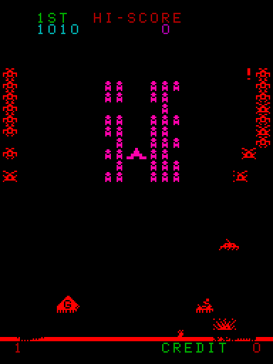 Cosmic Guerilla Arcade Screenshot: I'm hit again...