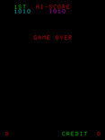 Cosmic Guerilla for Arcade - Game over.