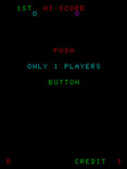 Cosmic Guerilla for Arcade - Push 1 player button to start.