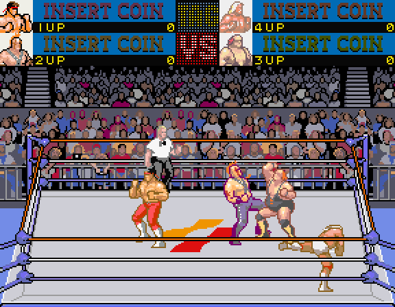 Main Event, The Arcade Screenshot: Game attract mode.