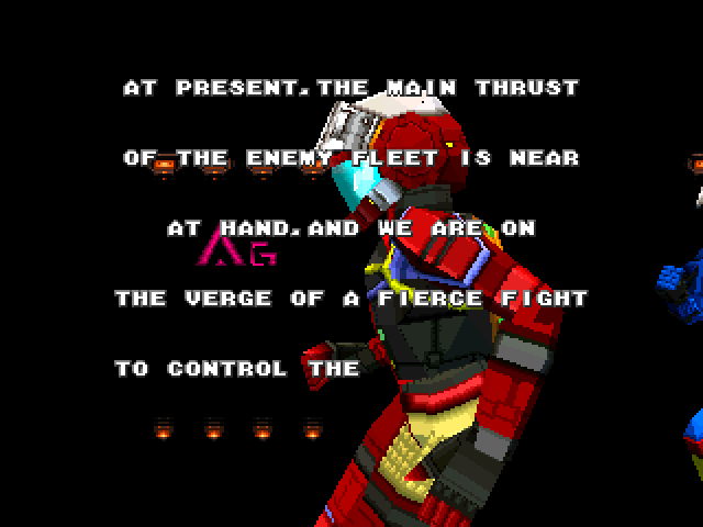 G Darius Ver.2 Arcade Screenshot: The opening story continued...