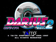 G Darius Ver.2 for Arcade - Title screen.