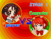 Tel Jan for Arcade - Stage 1, player vs. computer.