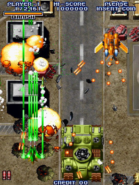 Cyvern: The Dragon Weapons Arcade Screenshot: Stage 2 start.