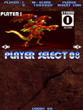 Cyvern: The Dragon Weapons for Arcade - Players can select from one of three characters.