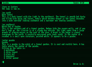 Zork II: The Wizard of Frobozz for Amstrad PCW - Found a number of items in a gazebo; could be useful later!