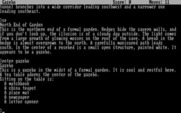 Zork II: The Wizard of Frobozz for IBM PC/Compatibles - In the garden now, you find a gazebo with some interesting items