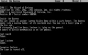 Zork II: The Wizard of Frobozz for IBM PC/Compatibles - Copyright screen and the start of the game