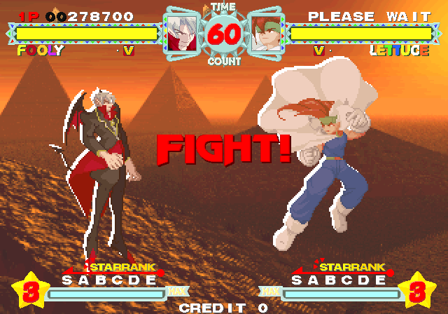 Astra Superstars Arcade Screenshot: Ready? Fight!
