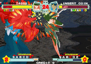 Astra Superstars for Arcade - Stella attempts to knock out an opponent...