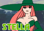 Astra Superstars for Arcade - Attract mode character introduction: Stella.