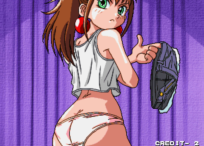 Pachinko Sexy Reaction Arcade Screenshot: My opponent is unimpressed!