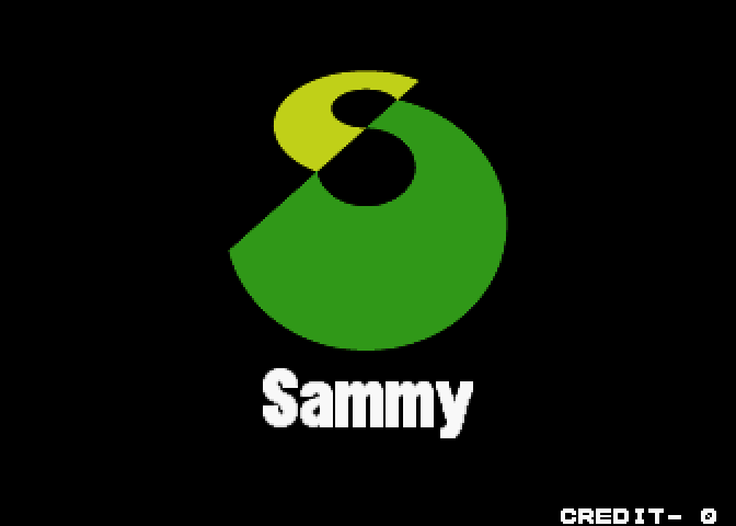Pachinko Sexy Reaction Arcade Screenshot: Sammy logo.