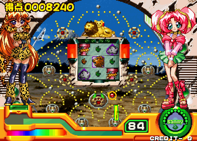 Pachinko Sexy Reaction 2 Arcade Screenshot: Level objectives become more difficult...