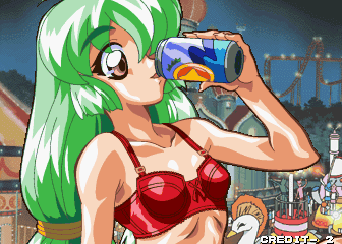 Pachinko Sexy Reaction 2 Arcade Screenshot: The top part of the image...