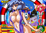 Pachinko Sexy Reaction 2 for Arcade - Characters sometimes block the view of the board.