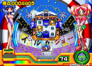 Pachinko Sexy Reaction 2 for Arcade - The screen can appear quite cluttered sometimes...