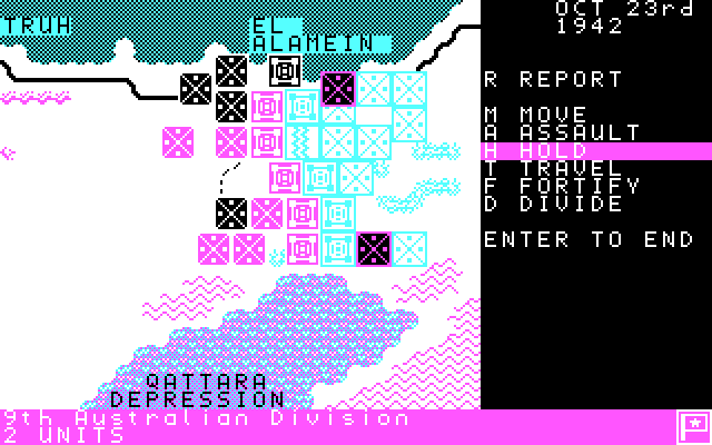 Desert Rats: The North Africa Campaign IBM PC/Compatibles Screenshot: Fortify a location?
