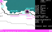 Desert Rats: The North Africa Campaign for IBM PC/Compatibles - Viewing a report.
